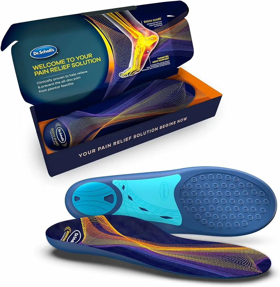 [W7.5-8-M6.5-7] Plantillas Dr. Scholl's para aliviar el dolor de la fascitis plantar